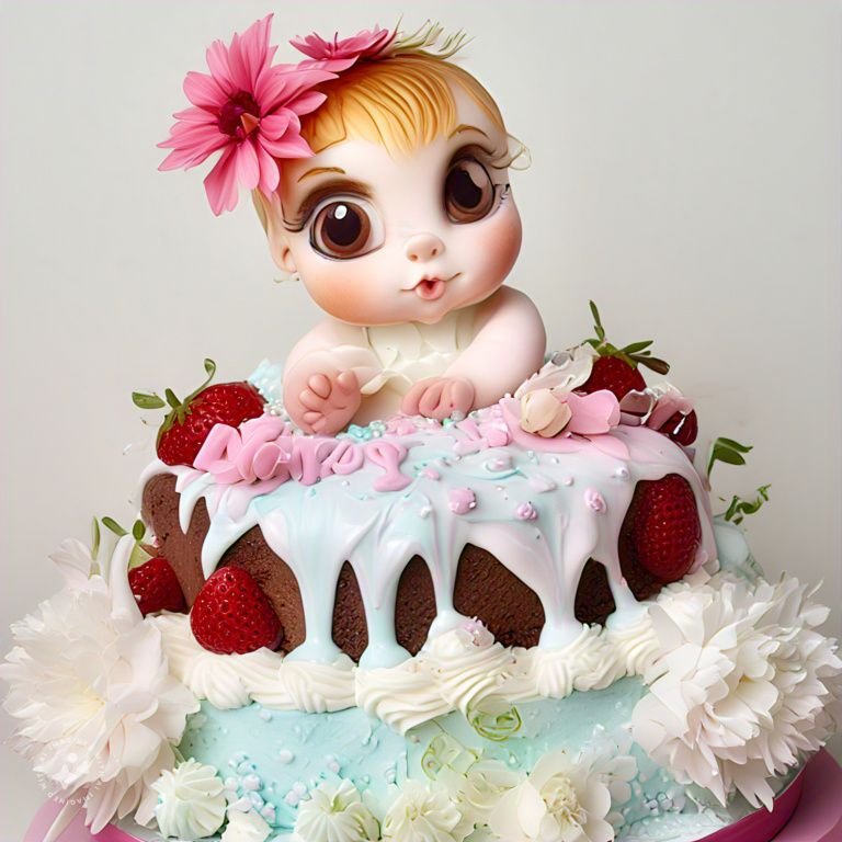 Unique Birthday Cake For Baby Girl